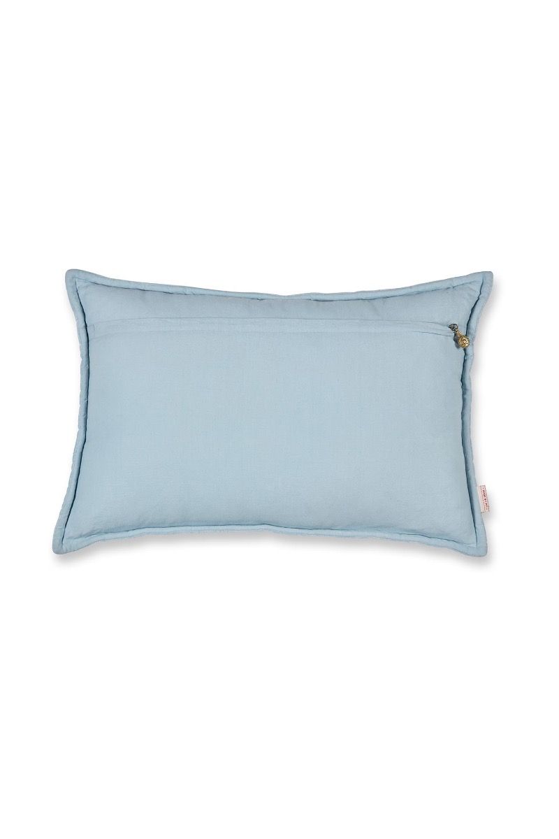 Cushion Velvet Sky Light Blue