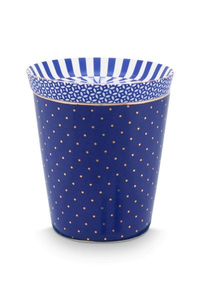 Set/2 Tasses de Petite Taille Points & Conseil de Thé Royal Stripes Bleu