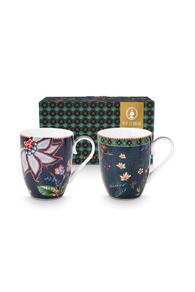 Set/2 Tasses de Grande Taille Berry Blues