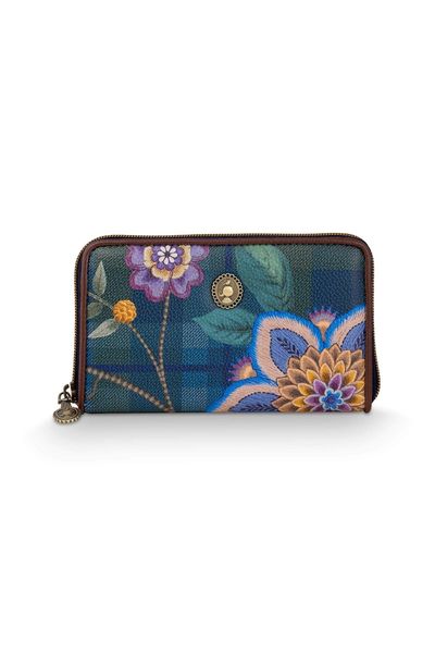 Willow Wallet Flores Felices Dark Blue