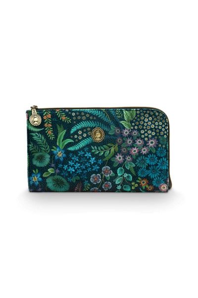 Cloe Cosmetic Zipper Pouch Querida Dark Blue