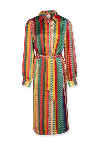 Kleid Jaquard Stripe Multi