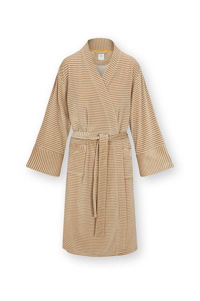 Naomi Kimono Velvet Little Sumo Stripe Zand