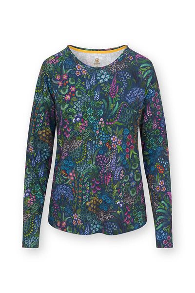 Tina Long Sleeve Top Querida Blue