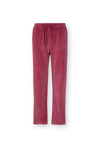 Britta Lange Hose Velvet Solid Dunkelrosa