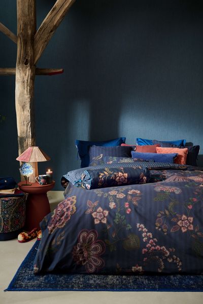 Duvet Cover Set Buenas Noches Dark Blue