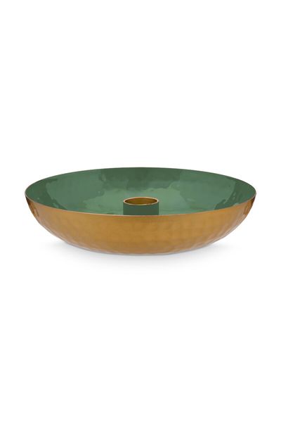 Candle Tray Small Green 16 cm 