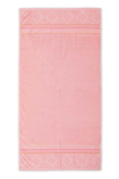 Large Bath towel Soft Zellige Pink 70x140 cm