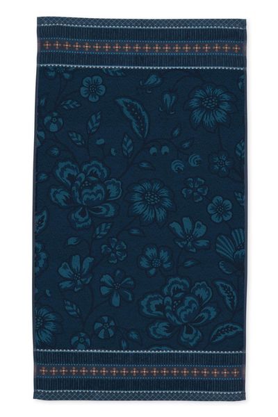 Bath Towel Jasmin Jacquard Dark Blue 55x100cm