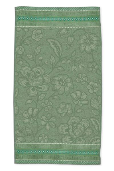 Bath Towel Jasmin Jacquard Green 55x100cm