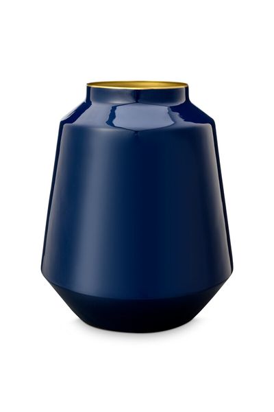 Metal Vase Blue M
