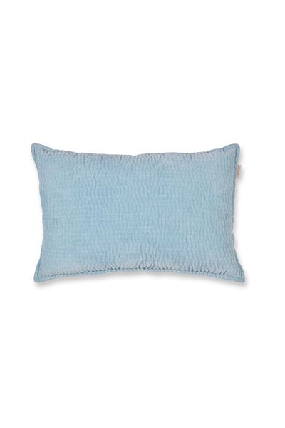 Cushion Velvet Sky Light Blue